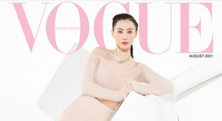 张柏芝港版《VOGUE》封面怼脸拍五官深邃立体