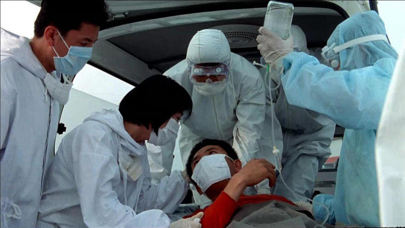 惊心动魄抗击非典精神众志成城中国人必胜