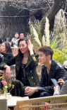 新發(fā)型帥翻！鹿晗同框劉雯 男帥女美合照超養(yǎng)眼