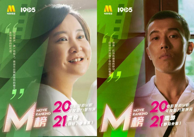 2021电影频道M榜揭晓！吴京、张子枫等榜上有名