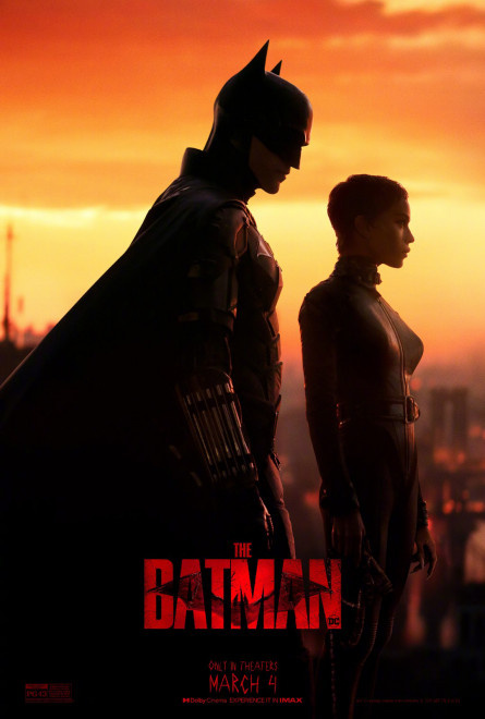 《新蝙蝠侠》曝光新款海报 蝙蝠侠猫女并肩而战