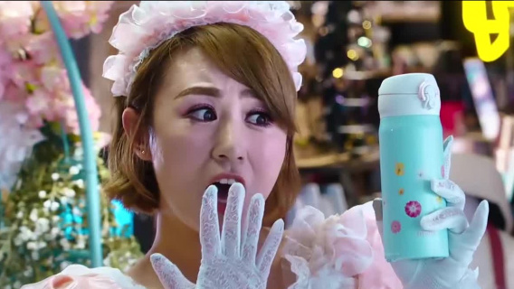 马丽商场里拍广告，却被人认成女版郭德纲