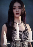 趙麗穎暗黑哥特系寫真 公主切+魅惑眼妝化身魔女