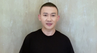 演员聂远为中国长春电影节三十周年送上祝福