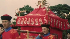 同治大婚当日，百官朝贺，场面气势恢宏