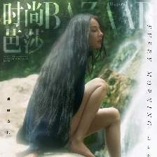 迪麗熱巴聽瀑大片夢(mèng)幻十足 長(zhǎng)發(fā)及腰展現(xiàn)自然野性之美
