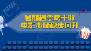 暑期档票房丰收 电影市场稳步回升