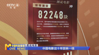 中国电影这十年放映一线 全国银幕数量超8.2万块
