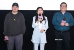 1月15日下午，春节档动画电影《熊出没·伴我“熊芯”》在京举办首映礼。影片出品人尚琳琳、导演林永长、“熊二”配音演员张秉君等，出席映后交流活动。