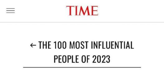 2023时代周刊最具影响力人物公布 多位演员获评