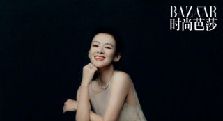 章子怡拍摄高定大片 自信从容变身油画里的美女