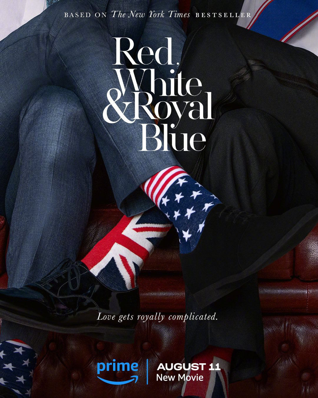 《星条红与皇室蓝》曝海报 英美青年引发外交危机