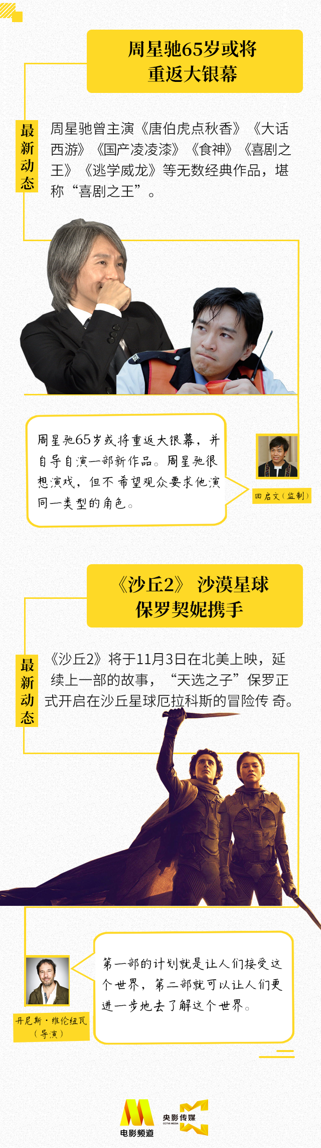 朱一龙奚美娟获最受欢迎奖 周星驰或将重返大银幕