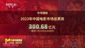2023年中国电影市场总票房突破300亿元