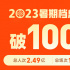 2023年暑期档总票房突破100亿！前三均为国产片