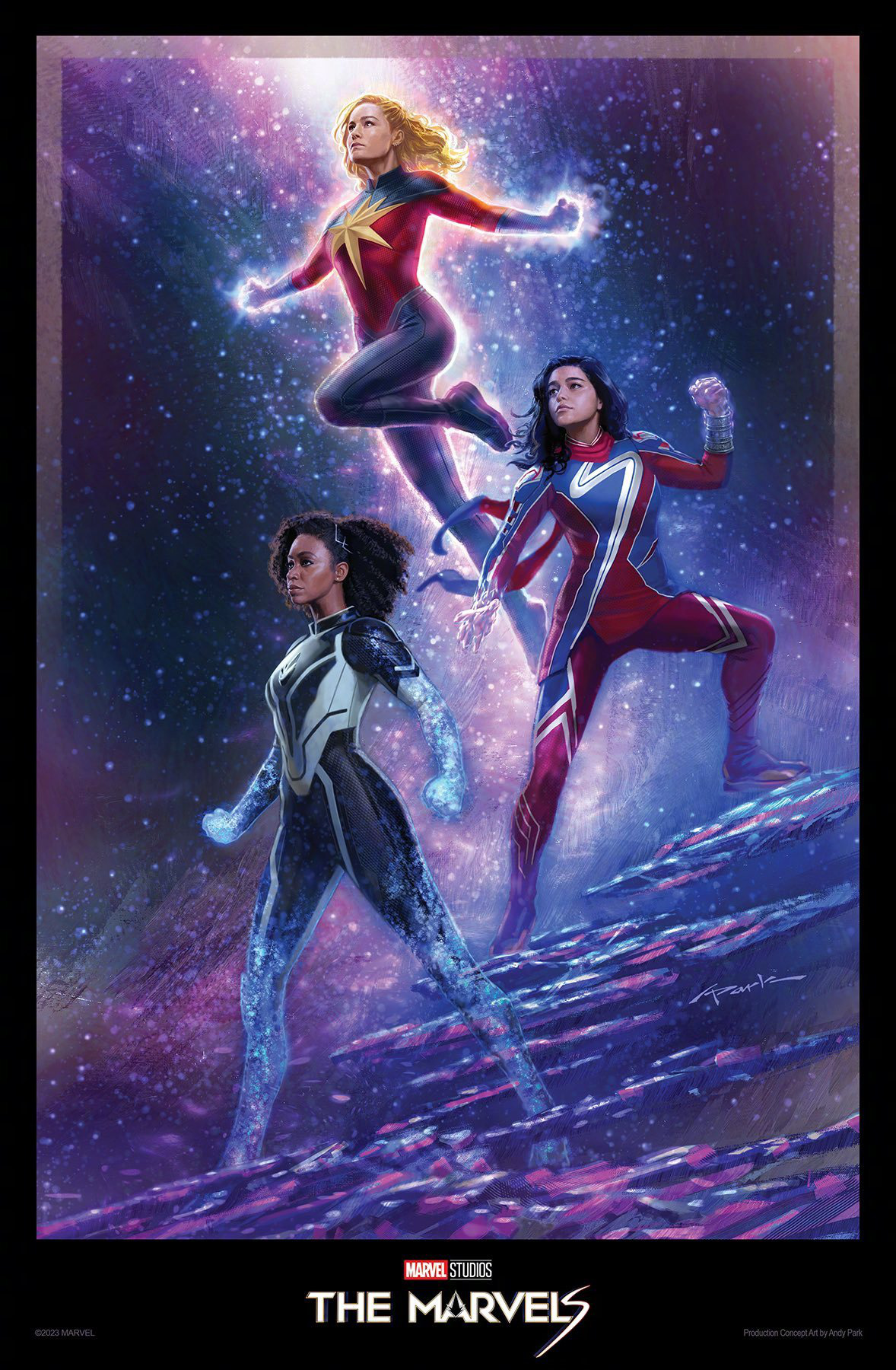 《惊奇队长2》曝漫展版海报 三位女超人霸气亮相