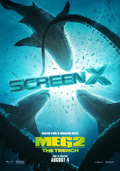 《巨齿鲨2》发布新海报 深海巨兽张开血盆大口(图2)