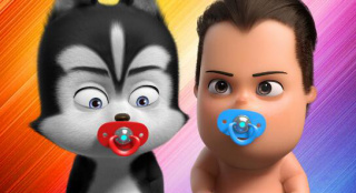 《王牌二哈》发布海报 幼年二哈和警察小杰出现