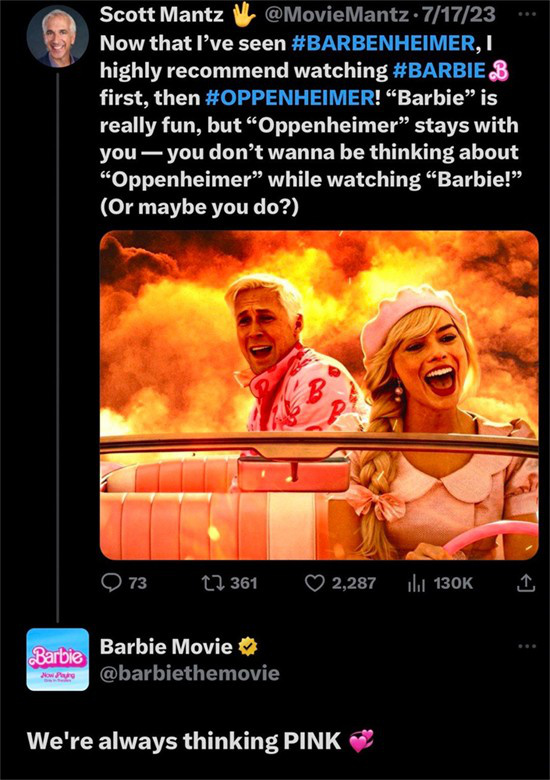 美国华纳正式回应日本影迷抵制《芭比》电影事件