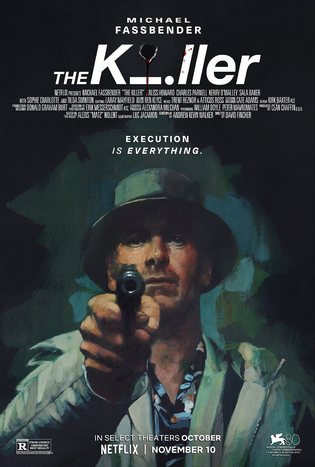 大卫·芬奇《杀手》发布正式海报 将在威尼斯首映