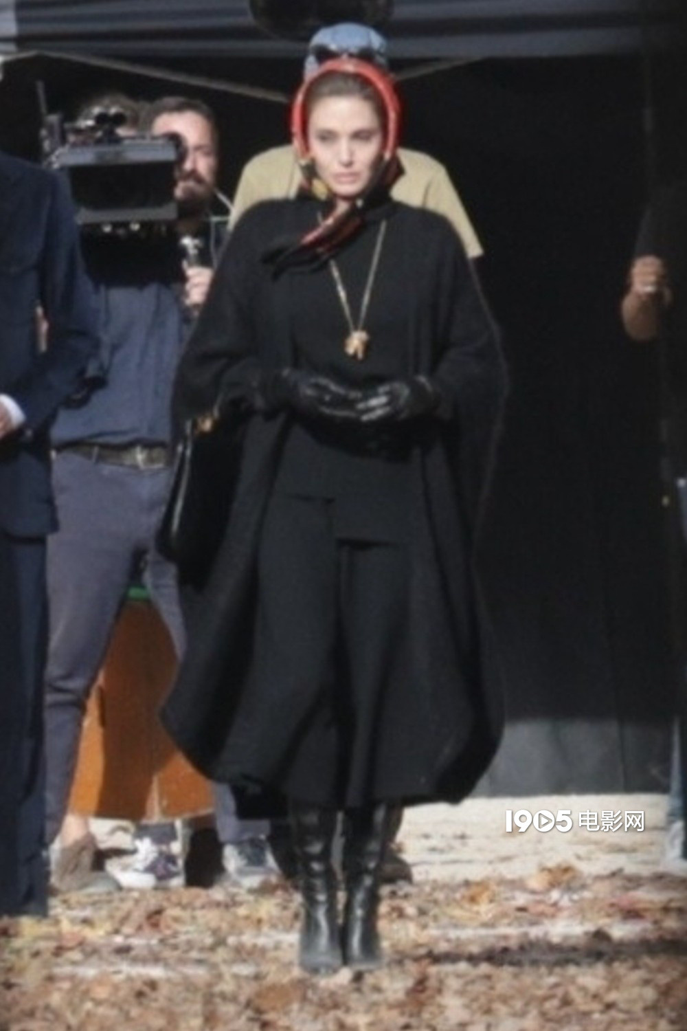 安吉丽娜拍《玛利亚》路透:独属于她的巴黎时装周
