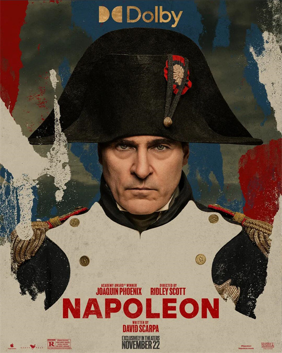 传记片《拿破仑》曝杜比海报 油画风格质感强烈