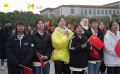 《我本是高山》主演們參加升旗儀式