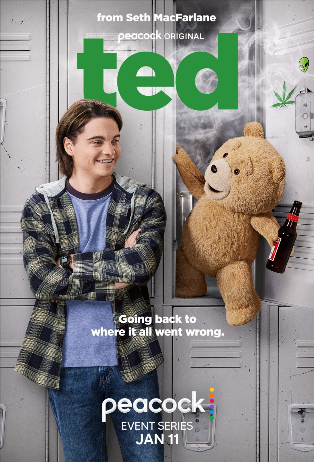 重口味萌熊回归 剧版《泰迪熊》发布首款正式海报