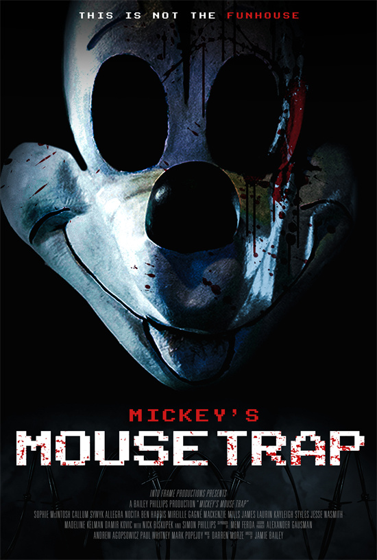 米老鼠变杀人魔!恐怖片《米老鼠的捕鼠夹》曝海报(图1)