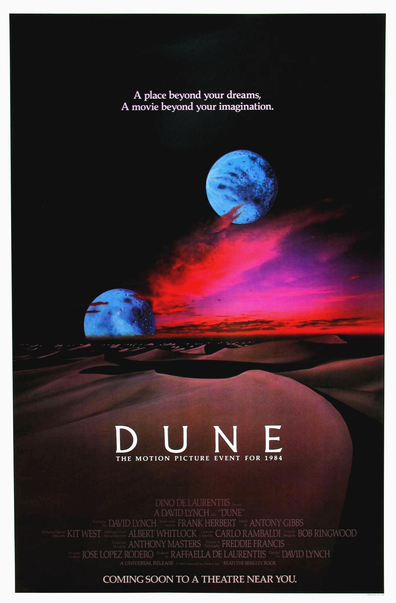 大卫·林奇版《沙丘》上映40周年 北美院线将重映封面图