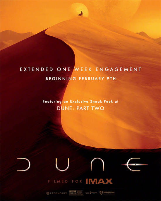 《沙丘》2月9日在北美重映 将曝光第二部前瞻内容
