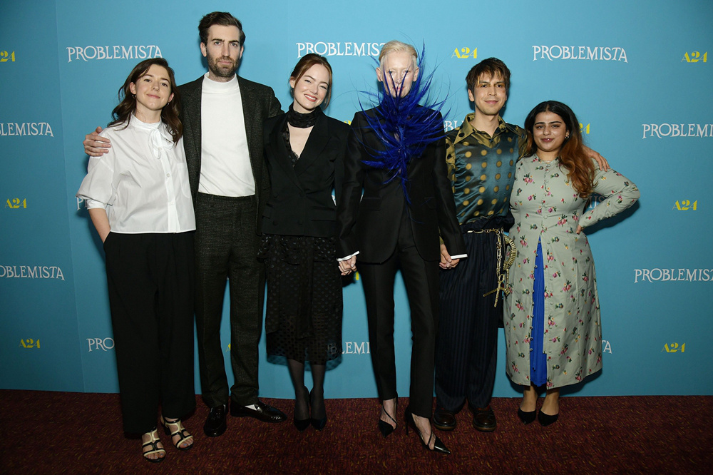 蒂尔达·斯文顿《问题专家》首映 制片人石头姐到场