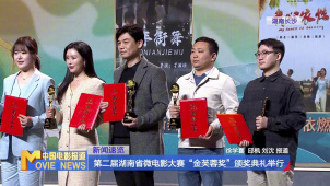 第二届湖南省微电影大赛“金芙蓉奖”颁奖典礼举行