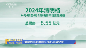 清明档电影票房8.55亿元破纪录 《你想活出怎样的人生》领跑