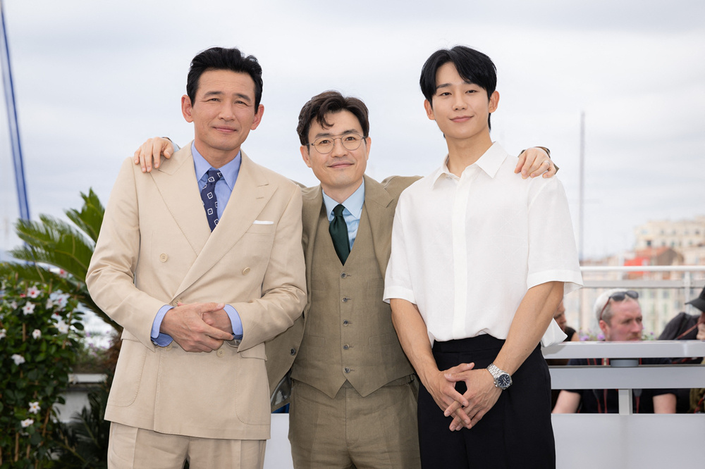 《老手2》戛纳photocall 黄政民丁海寅出席活动