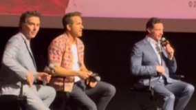 《死侍與金剛狼》主創(chuàng)見面會 小賤賤 狼叔亮相