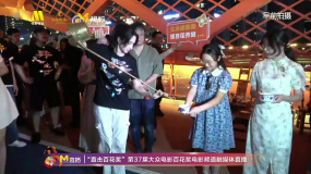 《异人之下》主演胡先煦、李宛妲成都Citywalk 体验功夫茶