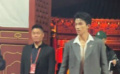 王星越亮相第十屆文榮獎紅毯后臺