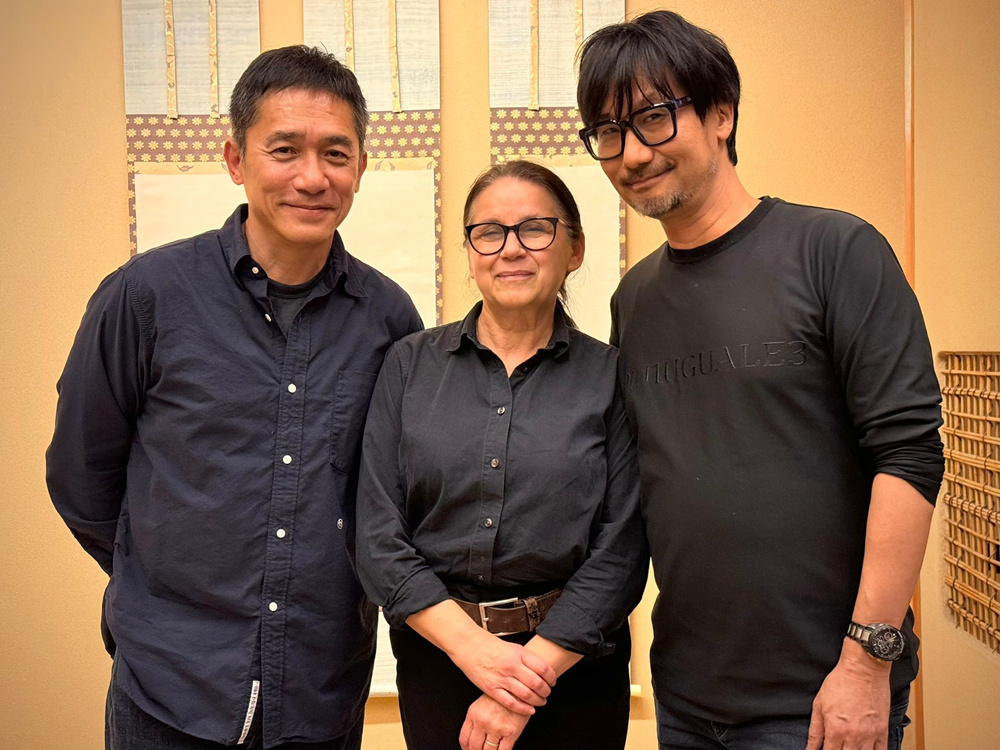 梁朝伟、伊尔蒂科参观小岛秀夫工作室并共进晚餐