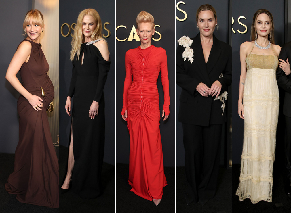 GA红毯群星闪耀！劳伦斯挺孕肚出席 朱莉儿子抢镜