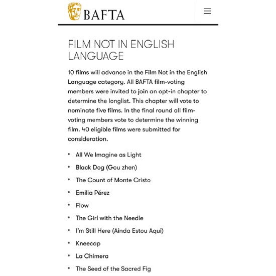 近十年首部!管虎彭于晏《狗阵》入围BAFTA长名单