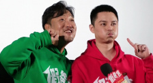 賈冰尹正《假爸爸》路演可愛三連拍 賈冰自損：“想吐”