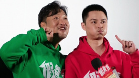 賈冰尹正《假爸爸》路演可愛三連拍 賈冰自損：“想吐”