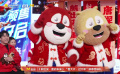 《熊出沒·重啟未來》新春首映禮 熊大熊二合照三連拍