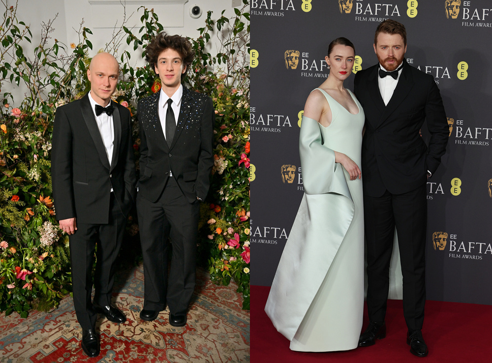 2025英国电影学院奖红毯 甜茶、A妹、罗南等现身