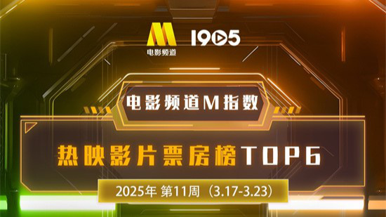 电影频道M指数2025年第11周热映影片票房榜发布