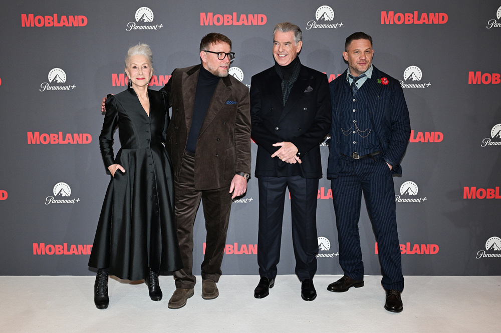 汤老师、布鲁斯南、米伦亮相《黑帮领地》首映礼