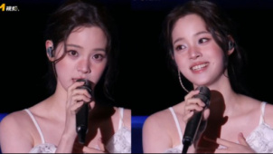 春天开幕式晚会现场 欧阳娜娜演唱《春风吹》