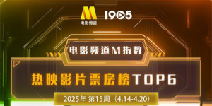 电影频道M指数2025年第15周热映影片票房榜发布