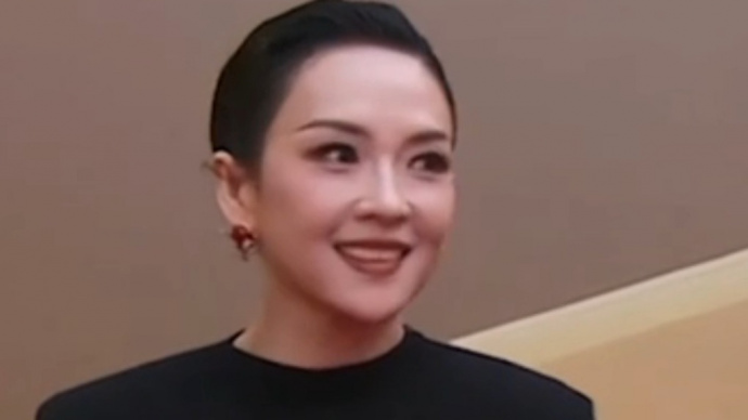 第二十届中国电影华表奖入场式 章子怡优雅大气尽显国际范